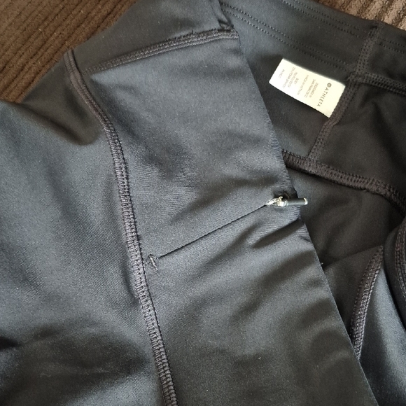 Athleta Black Sparkle Gradient Leggings - Picture 5 of 7